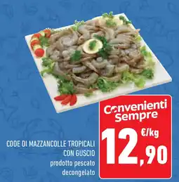 Conad Superstore Code di mazzancolle tropicali con guscio offerta