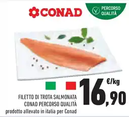 Conad Superstore Filetto di trota salmonata CONAD PERCORSO QUALITÀ offerta