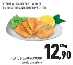 Conad Superstore Filetto di sardina panato offerta