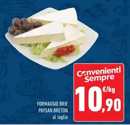 Conad Superstore Formaggio brie paysan breton offerta