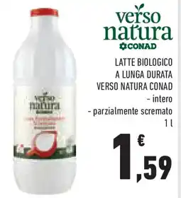 Conad Superstore Latte biologico a lunga durata VERSO NATURA CONAD offerta