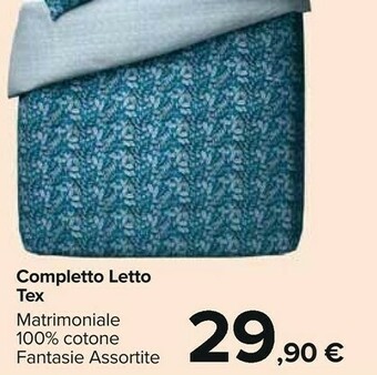 Carrefour Market Tex completto letto offerta