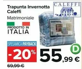 Caleffi trapunta invernotta
