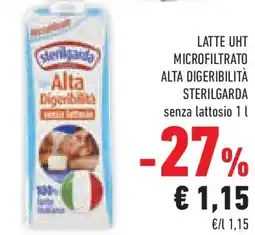 Conad Superstore Latte uht microfiltrato alta digeribilità sterilgarda senza lattosio offerta