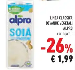Conad Superstore Linea classica bevande vegetali ALPRO offerta