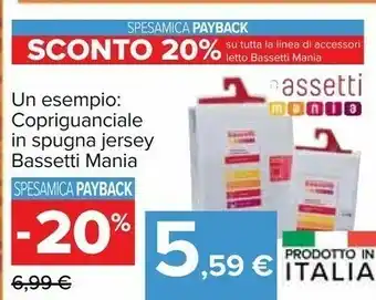 Carrefour Market Bassetti mania copriguanciale offerta