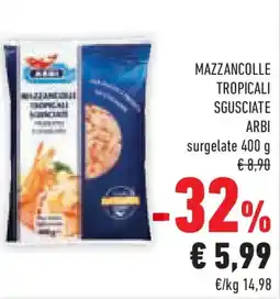 Conad Superstore Mazzancolle tropicali sgusciate ARBI offerta