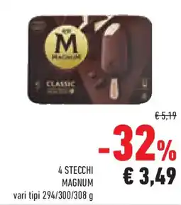 Conad Superstore 4 stecchi MAGNUM offerta
