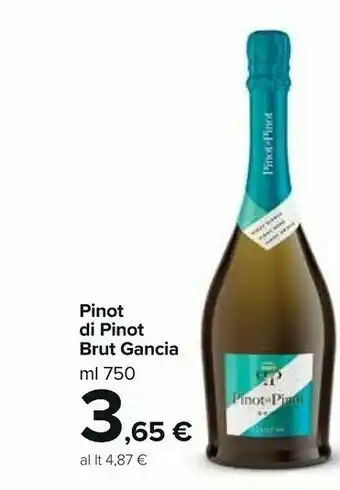 Carrefour Market Gancia - pinot di pinot brut 750 g(ml) offerta