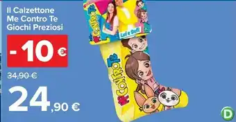 Carrefour Market Giochi preziosi il calzettone me contro te offerta