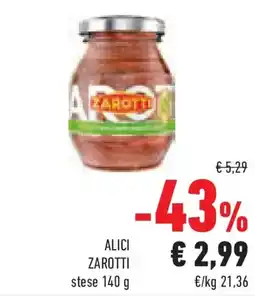 Conad Superstore Alici zarotti stese offerta