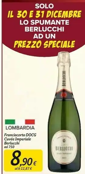 Carrefour Market Cuvèe imperiale brut franciacorta docg offerta