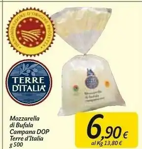 Carrefour Market Mozzarella di bufala 500 g offerta
