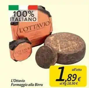 Carrefour Market L'ottavio formaggio alla birra offerta