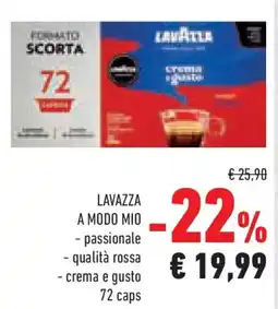 Conad Superstore Lavazza a modo mio offerta