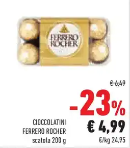 Conad Superstore Cioccolatini ferrero rocher scatola offerta