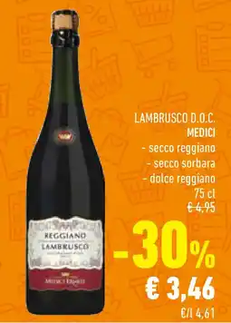 Conad Superstore Lambrusco d.o.c. medici offerta