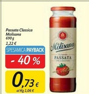 Carrefour Market Passata classica 690 g offerta