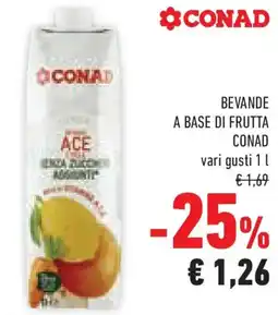 Conad Superstore Bevande a base di frutta CONAD offerta