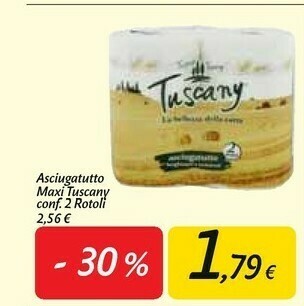 Carrefour Market Tuscany asciugatutto maxi offerta