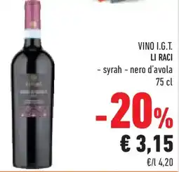 Conad Superstore Vino i.g.t. LI RACI offerta