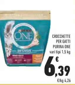 Conad Superstore Crocchette per gatti PURINA ONE offerta