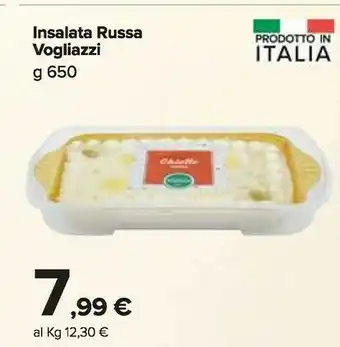Carrefour Market Arturo vogliazzi insalata russa offerta