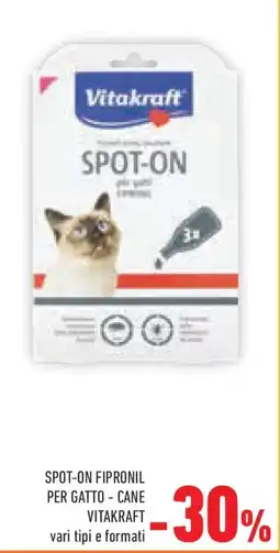 Conad Superstore Spot-on fipronil per gatto - cane VITAKRAFT offerta
