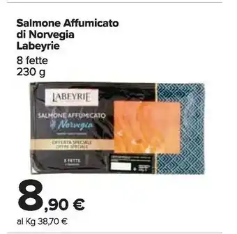 Carrefour Market Salmone affumicato di norvegia offerta
