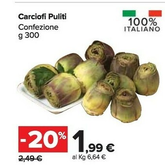 Carrefour Market Carciofi puliti offerta