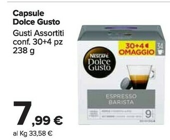 Carrefour Market Capsule dolce gusto offerta