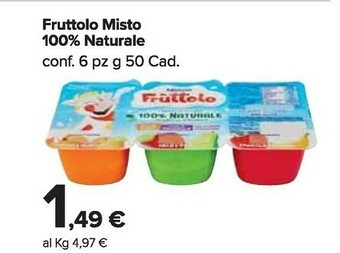 Carrefour Market Fruttolo misto 100% naturale offerta