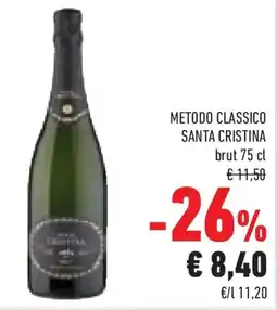Conad Superstore Metodo classico santa cristina brut offerta