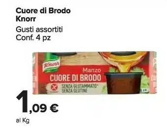 Carrefour Market Cuore di brodo manzo 112 g(ml) offerta