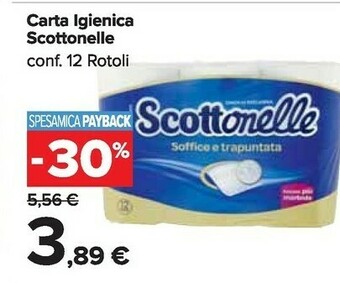 Carrefour Market Scottonelle carta igienica offerta