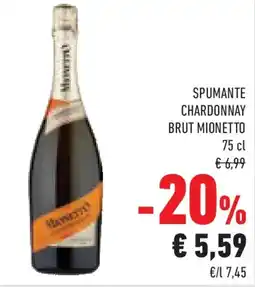Conad Superstore Spumante chardonnay brut mionetto offerta
