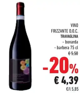 Conad Superstore Vino frizzante d.o.c. TRAVAGLINA offerta