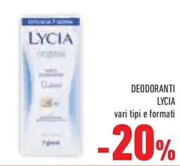 Conad Superstore Deodoranti LYCIA offerta