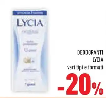 Conad Superstore Deodoranti LYCIA offerta