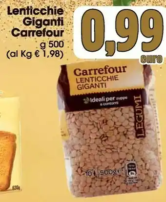 Carrefour Market Lenticchie giganti offerta