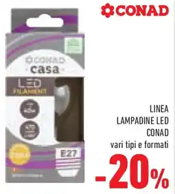 Conad Superstore Linea lampadine led CONAD offerta