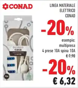 Conad Superstore Linea materiale elettrico CONAD offerta
