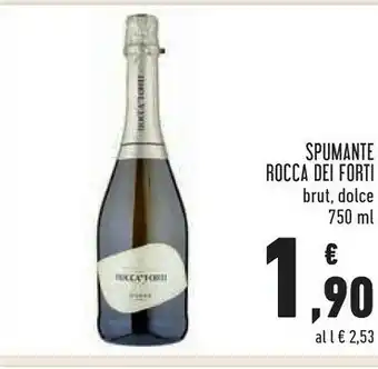 Conad City Rocca dei forti - vino spumante brut 750 g(ml) offerta