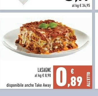 Conad Lasagne offerta