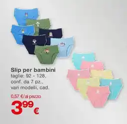 KiK Slip per bambini offerta