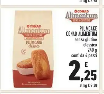 Conad Conad plumcake alimentum offerta