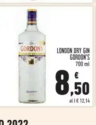Conad London dry gin offerta