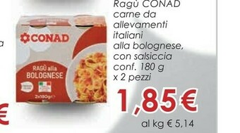 Conad Ragu offerta