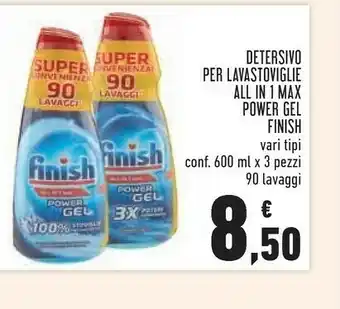 Conad Detersivo per lavastoviglie all in 1 max power gel offerta