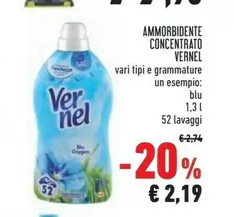 Conad Ammorbidente concentrato blu offerta